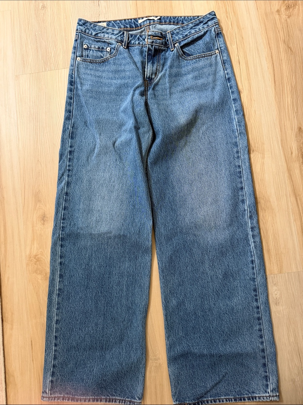 Levi's Women's Blue Wide-Leg Jeans
